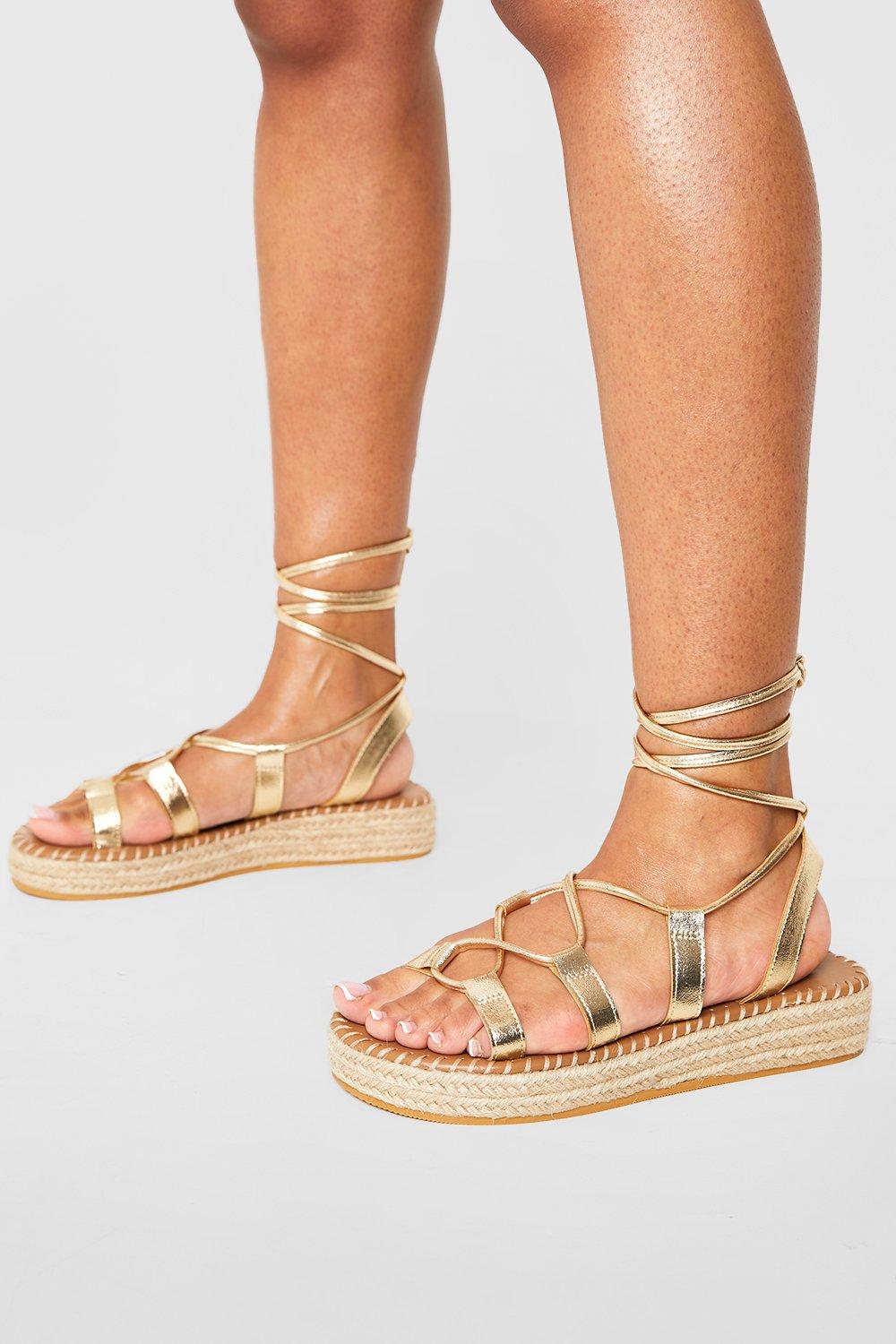 Gold hot sale flatforms uk