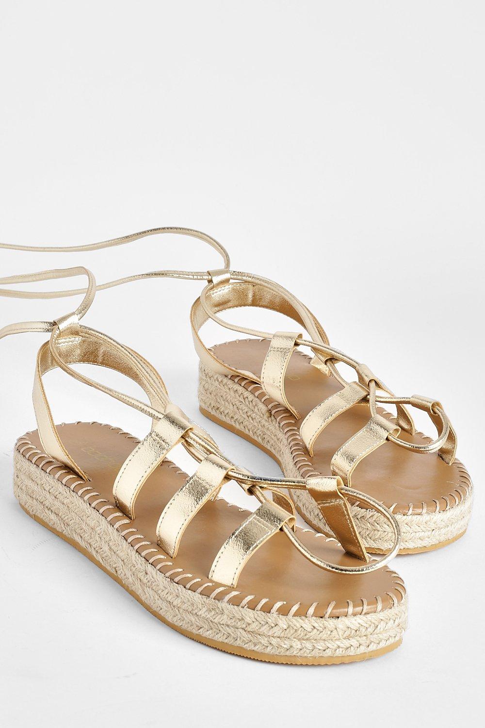 Sandals with straps on sale around the leg