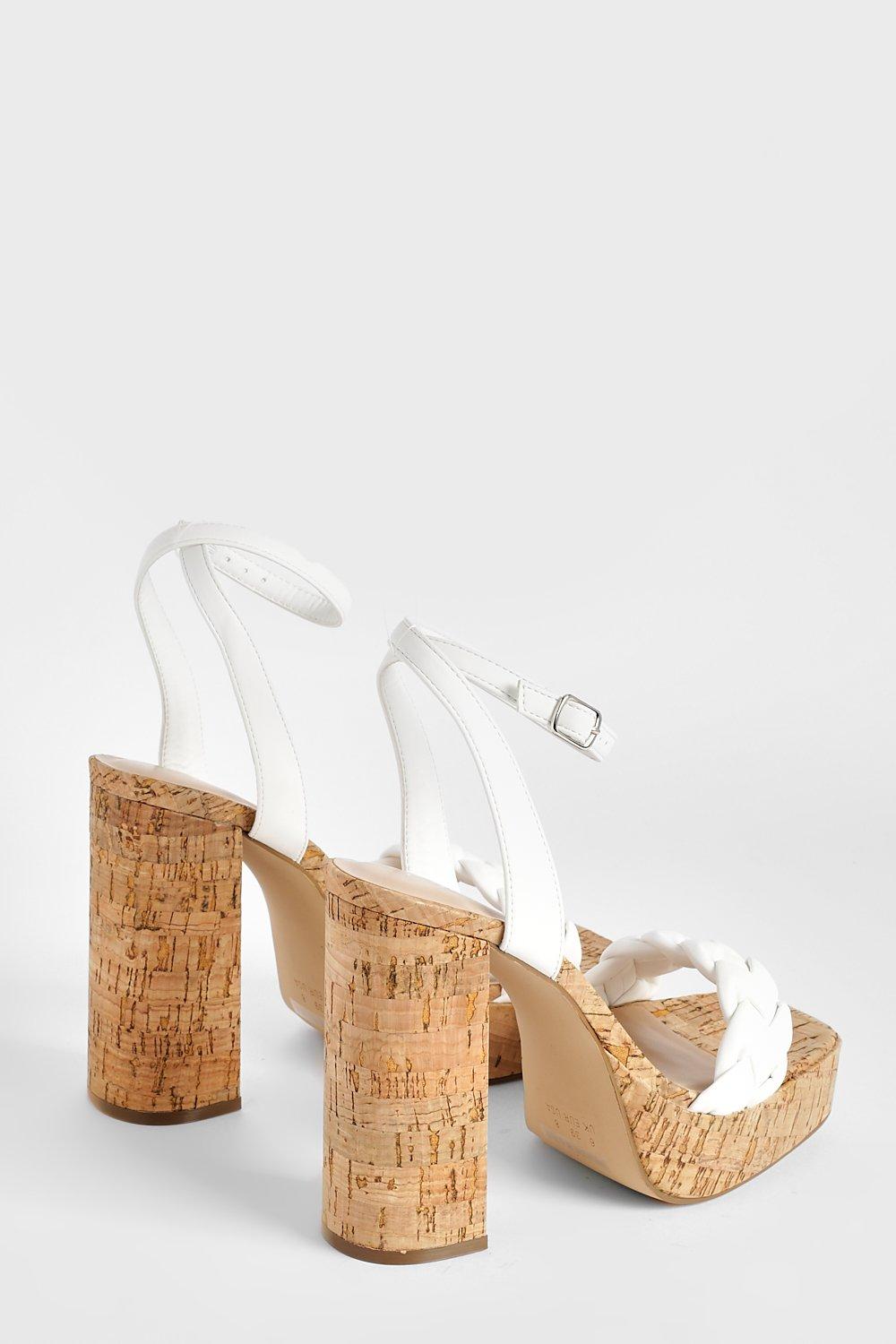 Platform on sale sandals cork