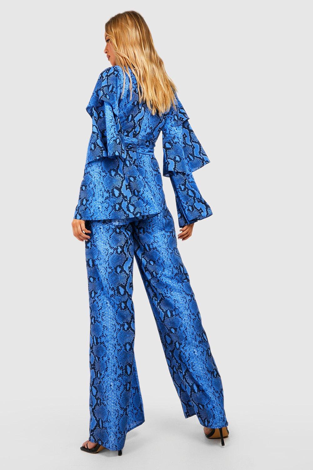 Neon store snakeskin jumpsuit