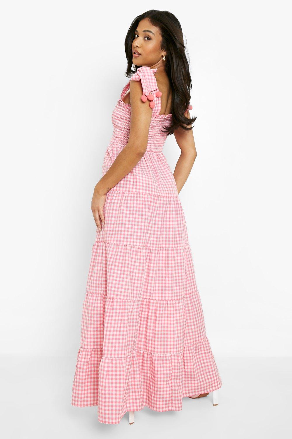 Boohoo store gingham dress