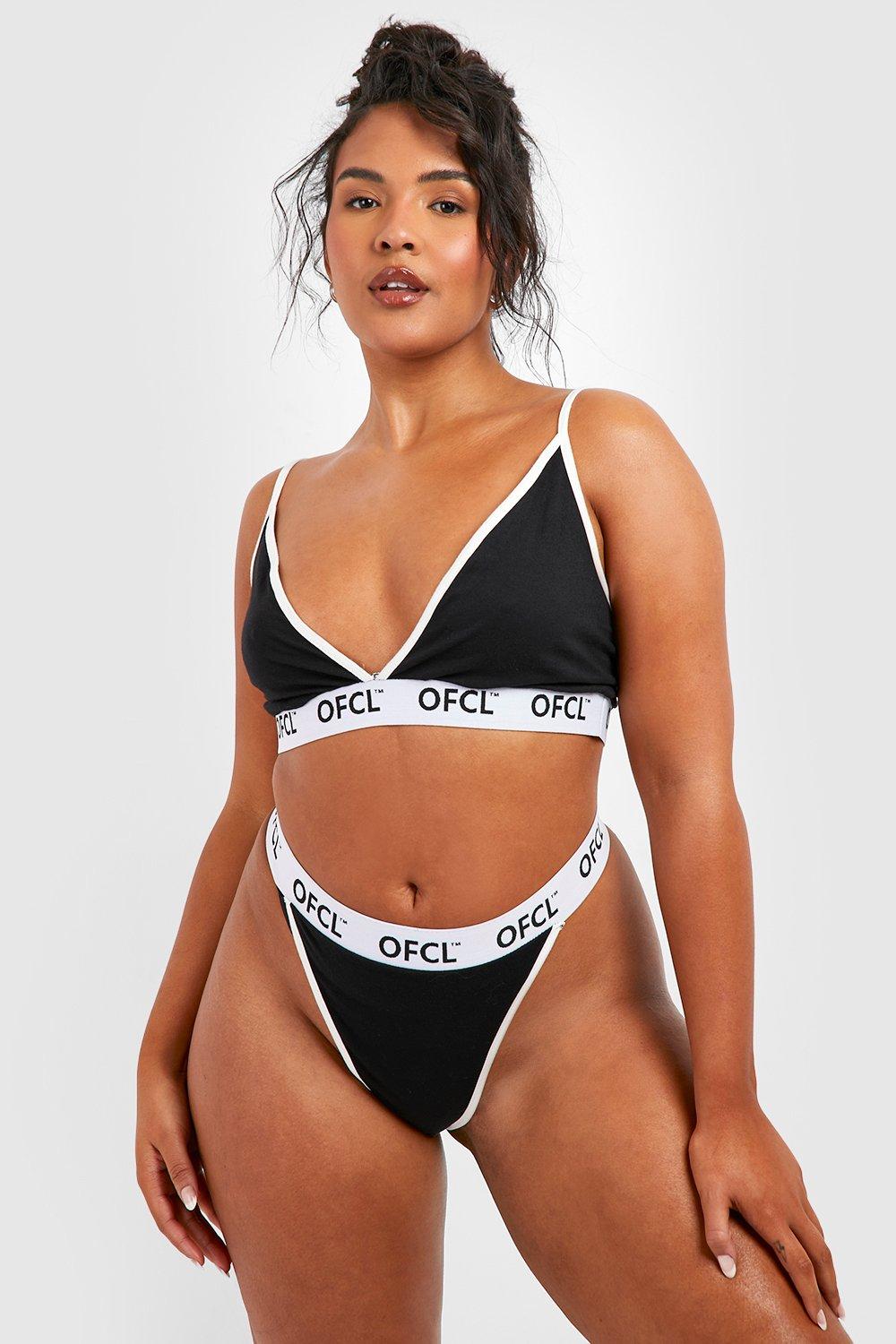 Boohoo plus 2024 size underwear