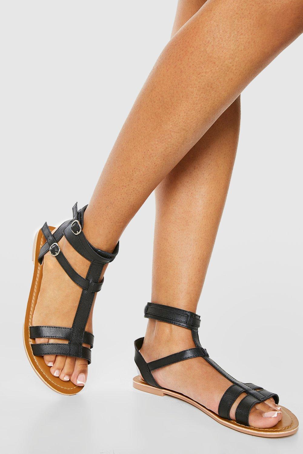 Leather gladiator 2025 sandals uk