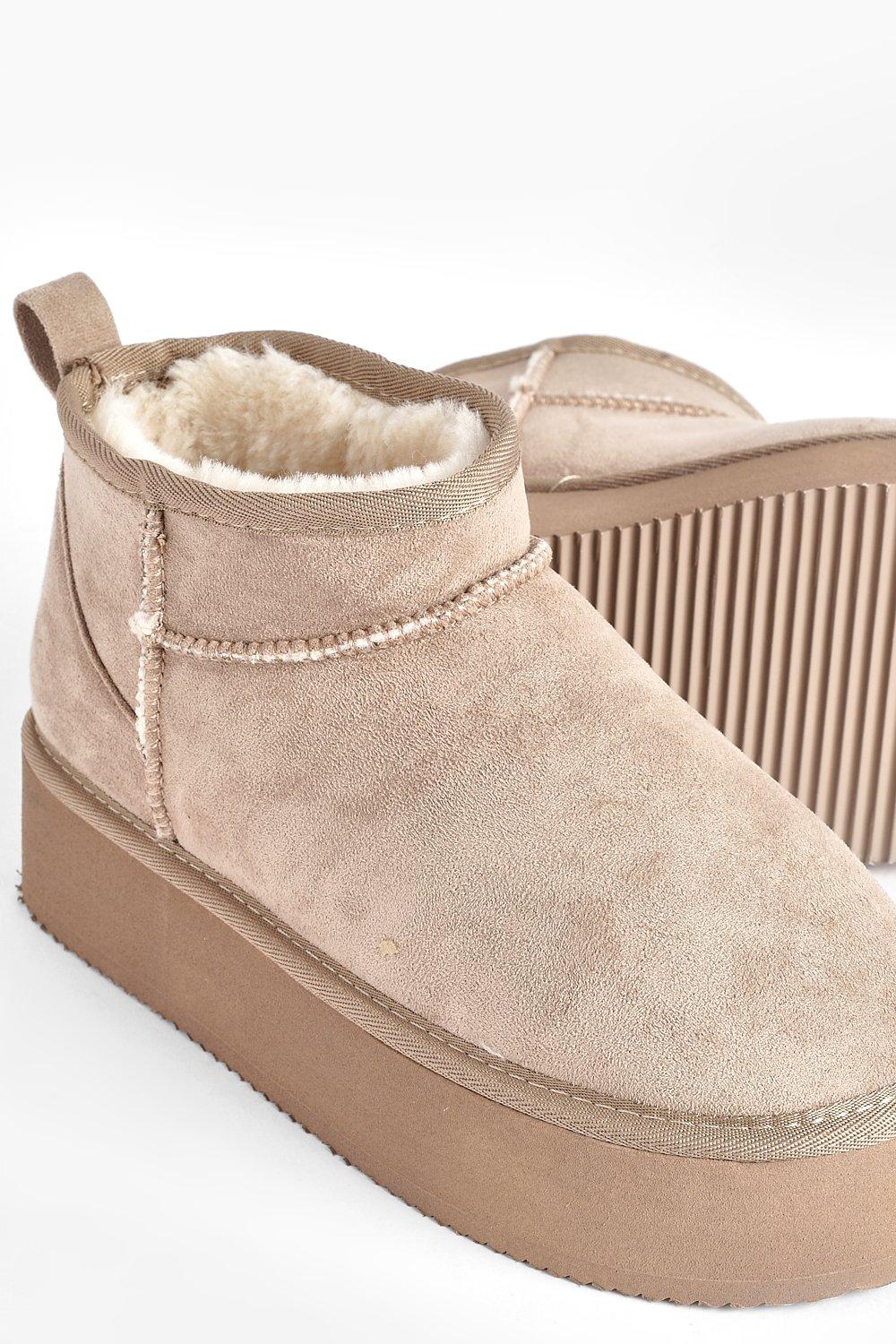 Boohoo discount slipper boots