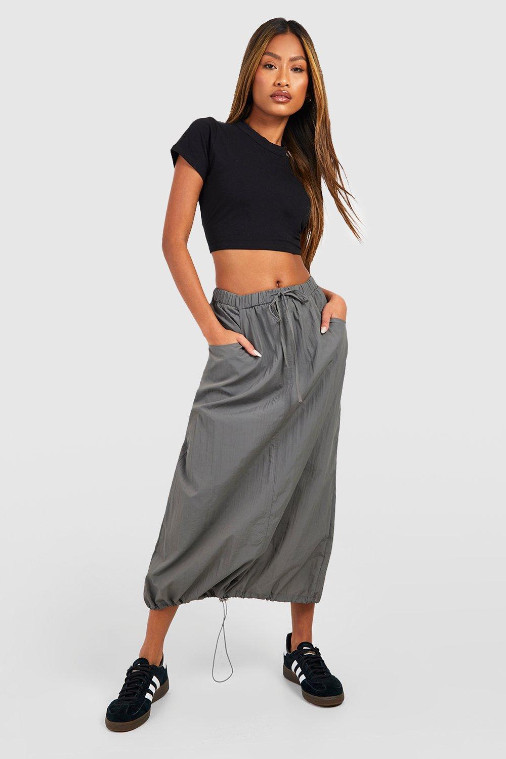 Drawstring on sale jogger skirt