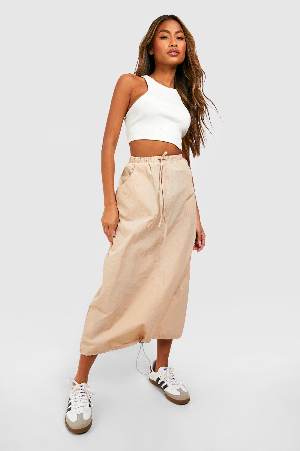 Drawstring skirt outfits sale