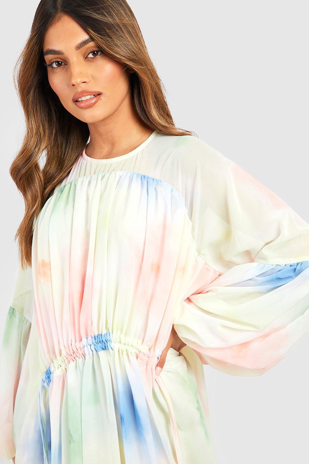 Robe froncée hot sale