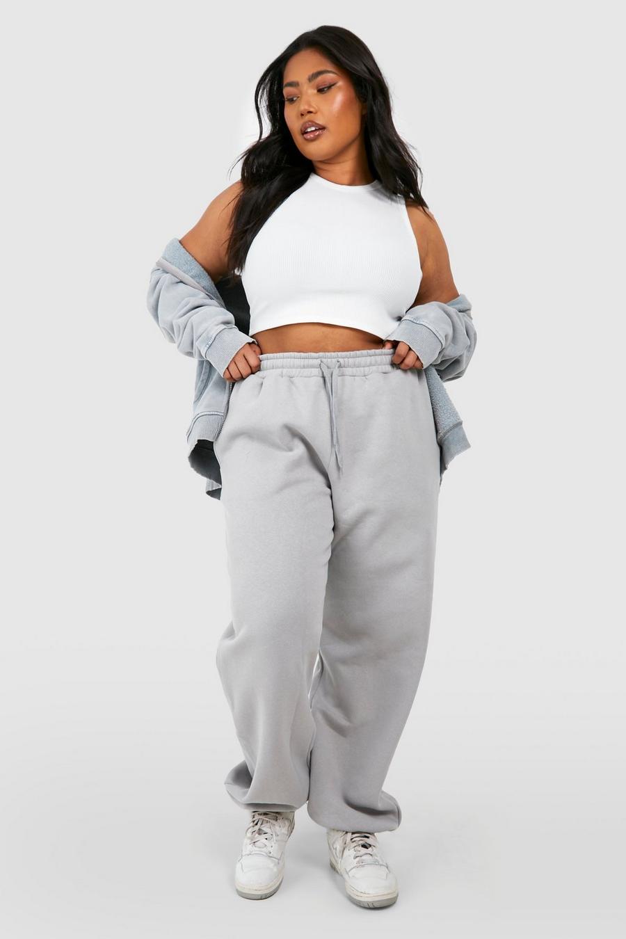 Grey Plus Oversize joggers image number 1