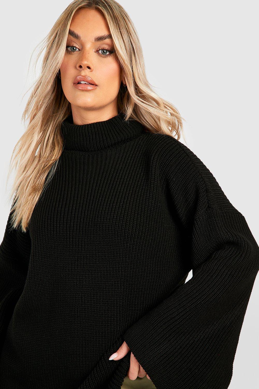 Boohoo roll outlet neck jumper