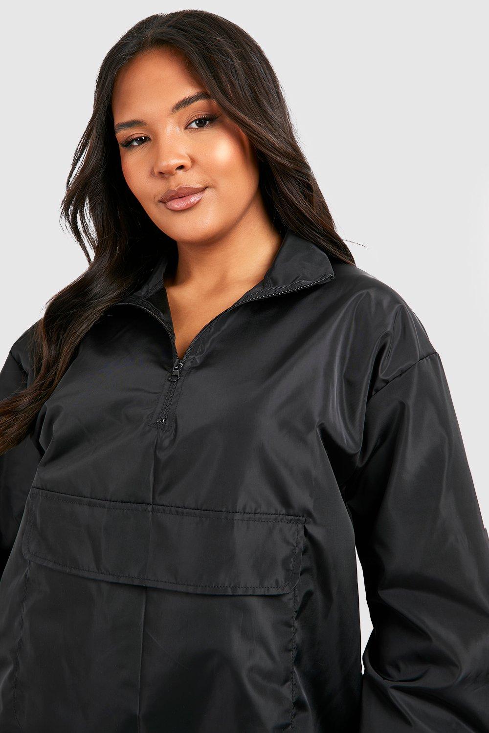 Women's half zip waterproof hot sale jacket