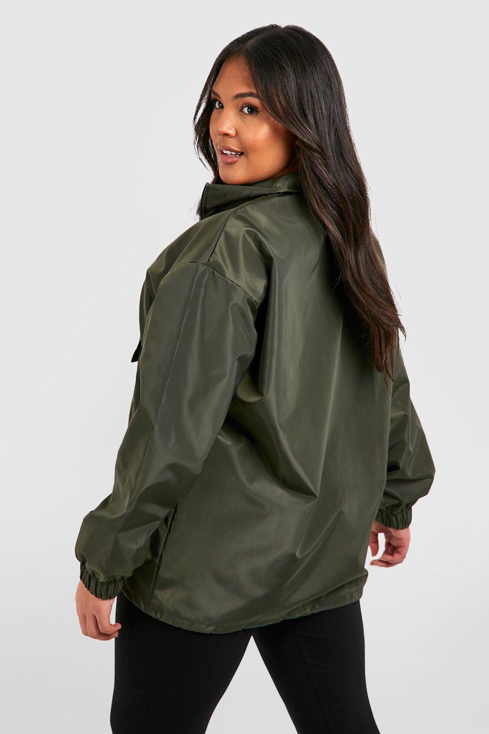 Boohoo waterproof coat hotsell