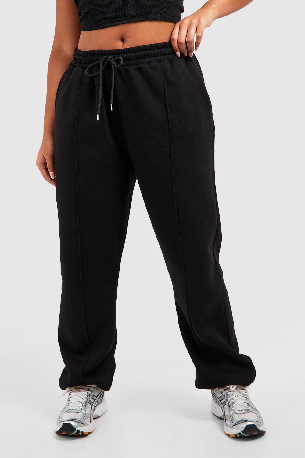 Plus Pin Tuck Cuffed Jogger | boohoo