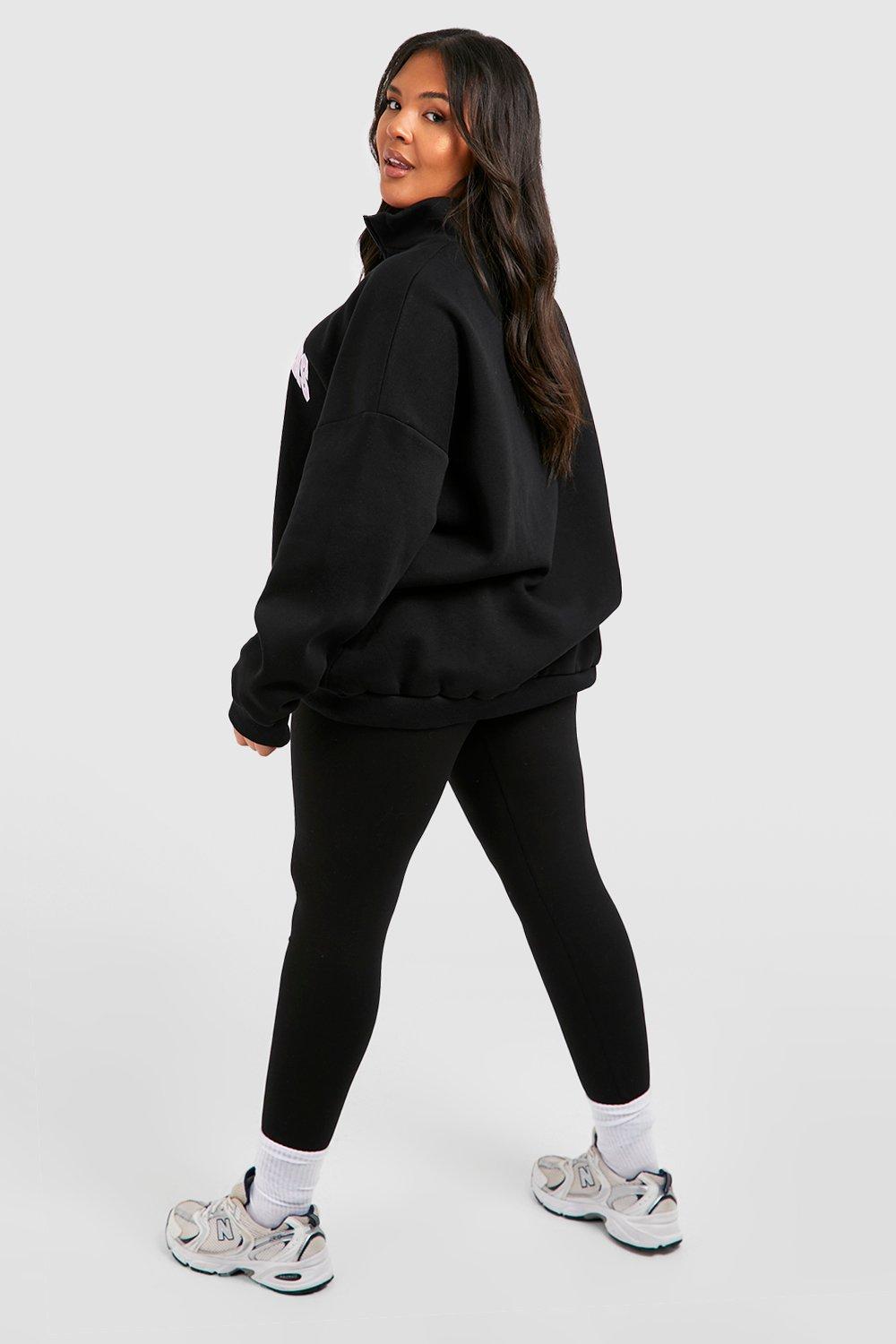 Plus Oversized Hoodie And Legging Set