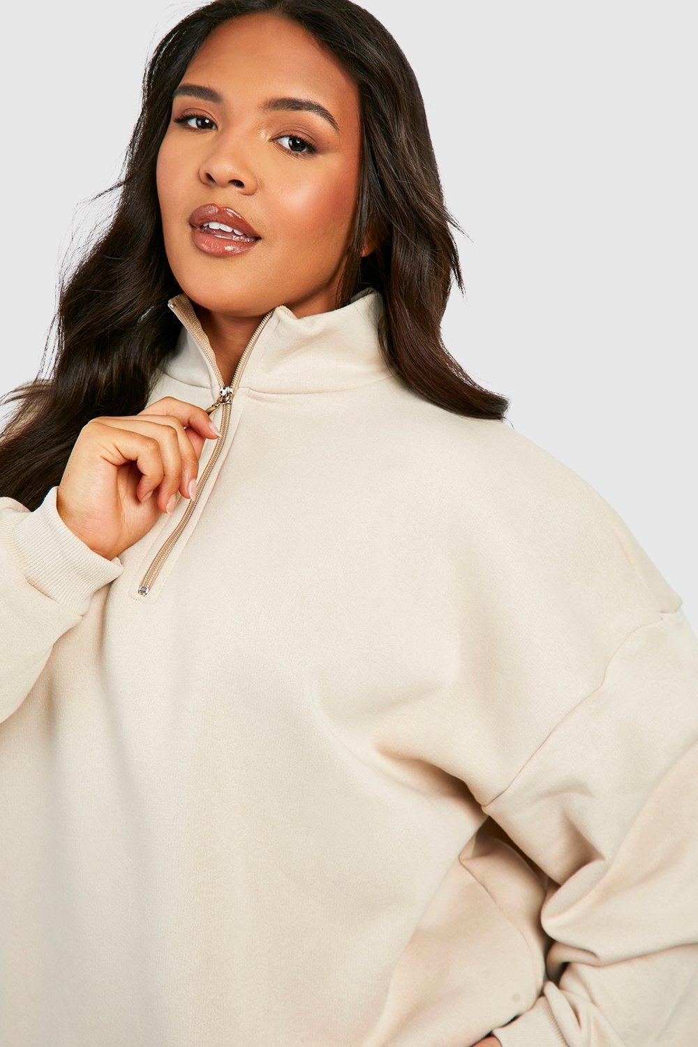 Oversized Half-Zip Sweater