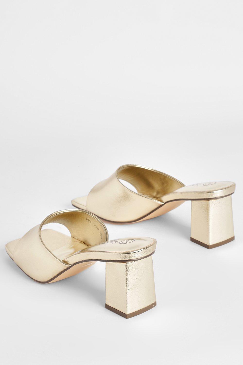 Wide hotsell mule heels