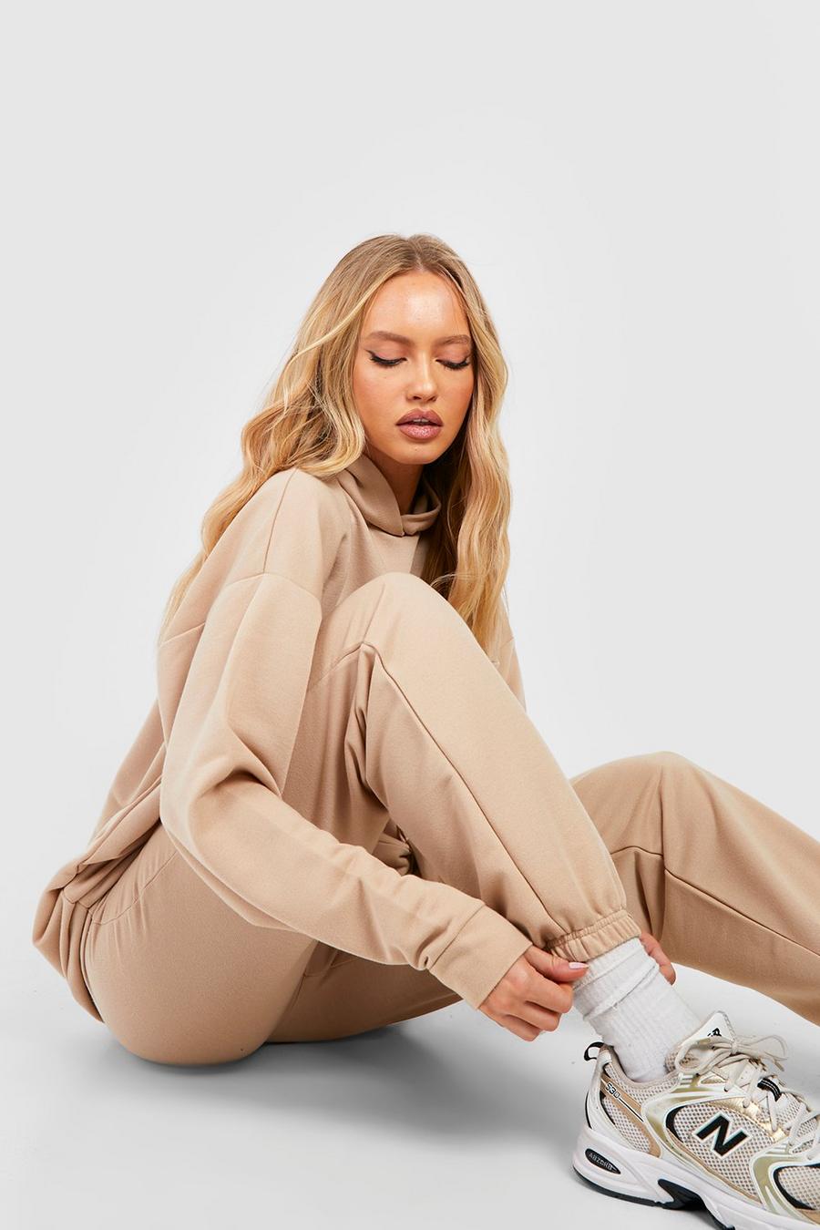 Stone beige Tall Oversized Joggers image number 1