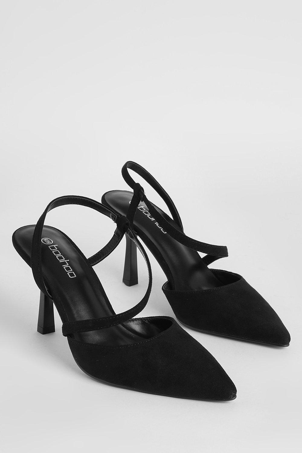 Boohoo cheap black shoes