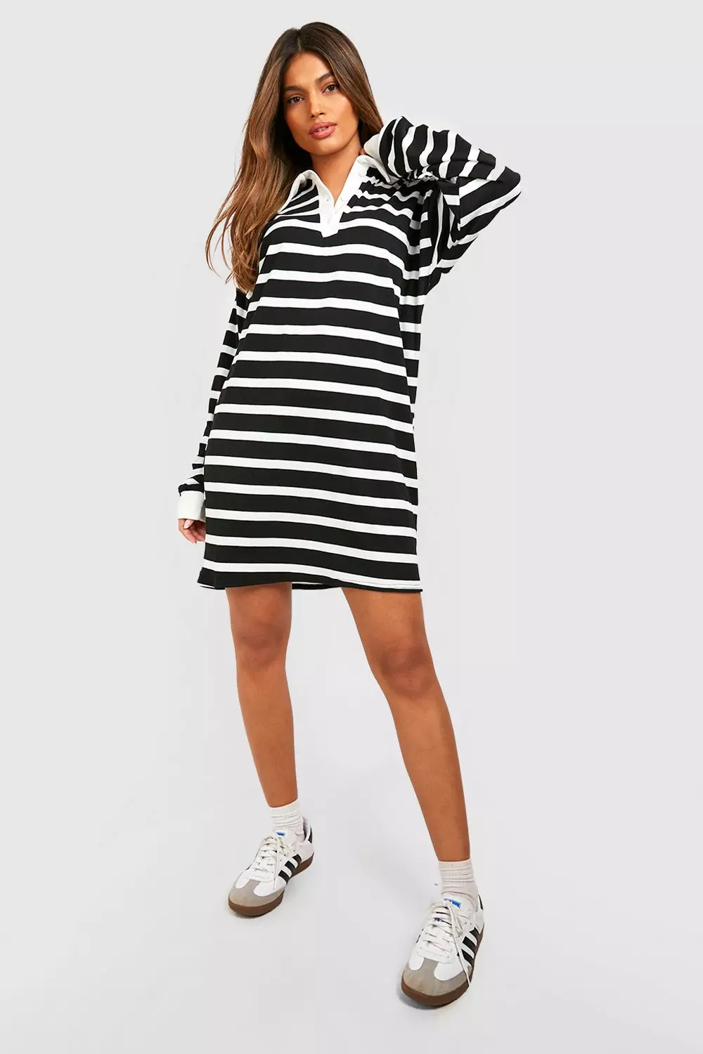 Black oversized hot sale jersey dress