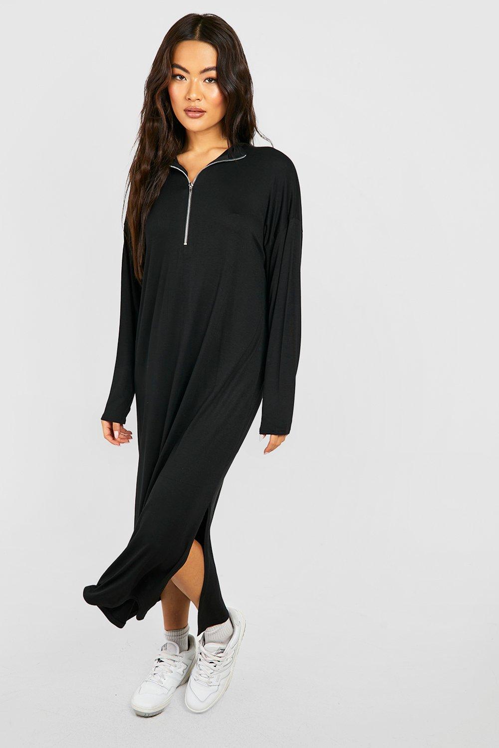 Zip t shirt store dress