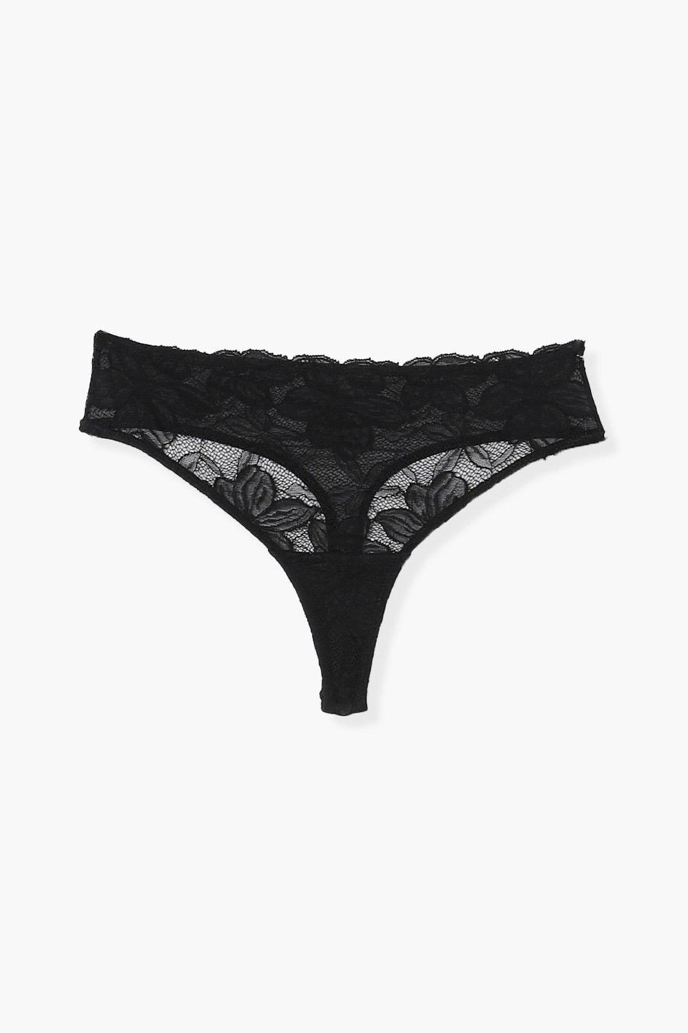 Floral Lace High Waisted Brief