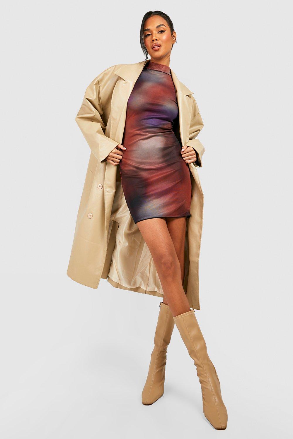 Mesh on sale coat dress