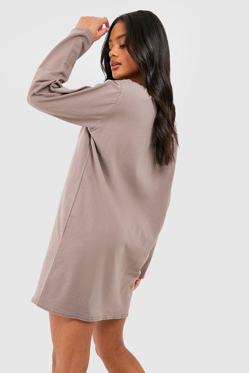 ASOS DESIGN Oversized Long Sleeve T-shirt Dress In, 42% OFF