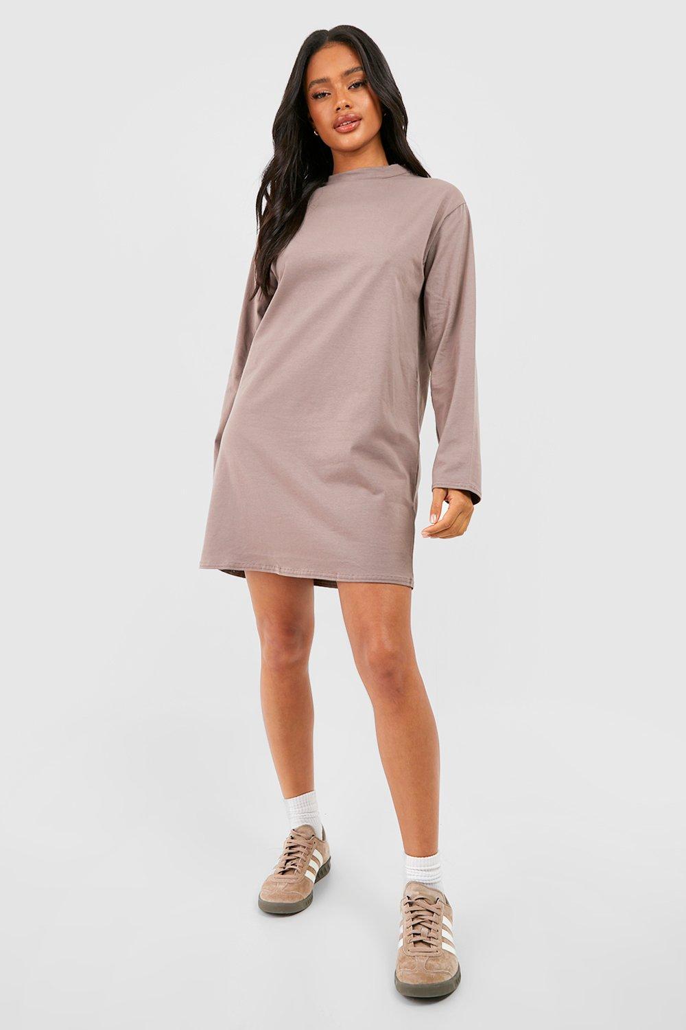 Long sleeve tee dress best sale