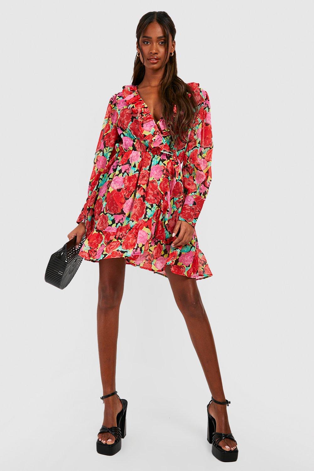 Boohoo tea hot sale dress