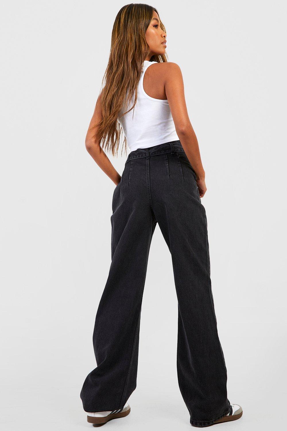 Belted Wide Leg Palazzo Jeans