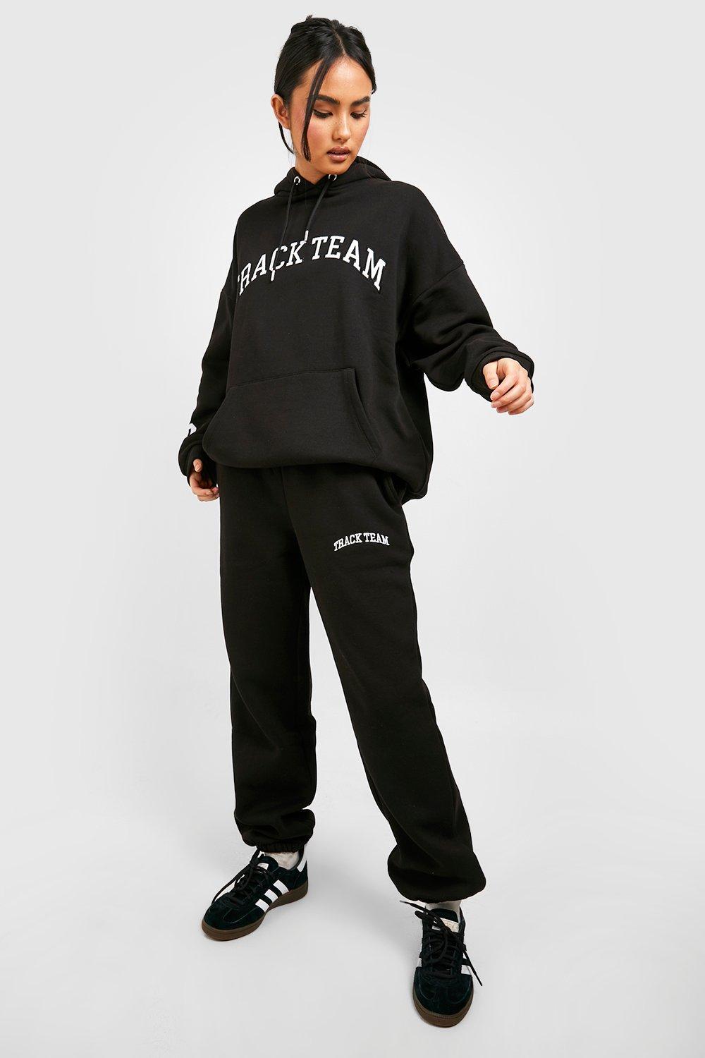 Boohoo discount tracksuit black