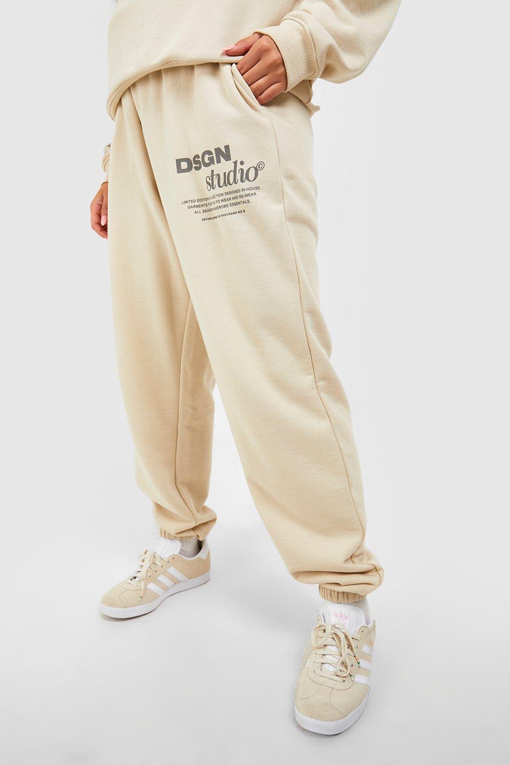 Heavyweight Loopback Slogan Cuffed Jogger