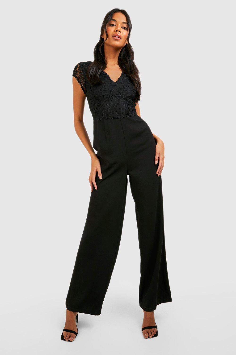 Forever new cheap black lace jumpsuit