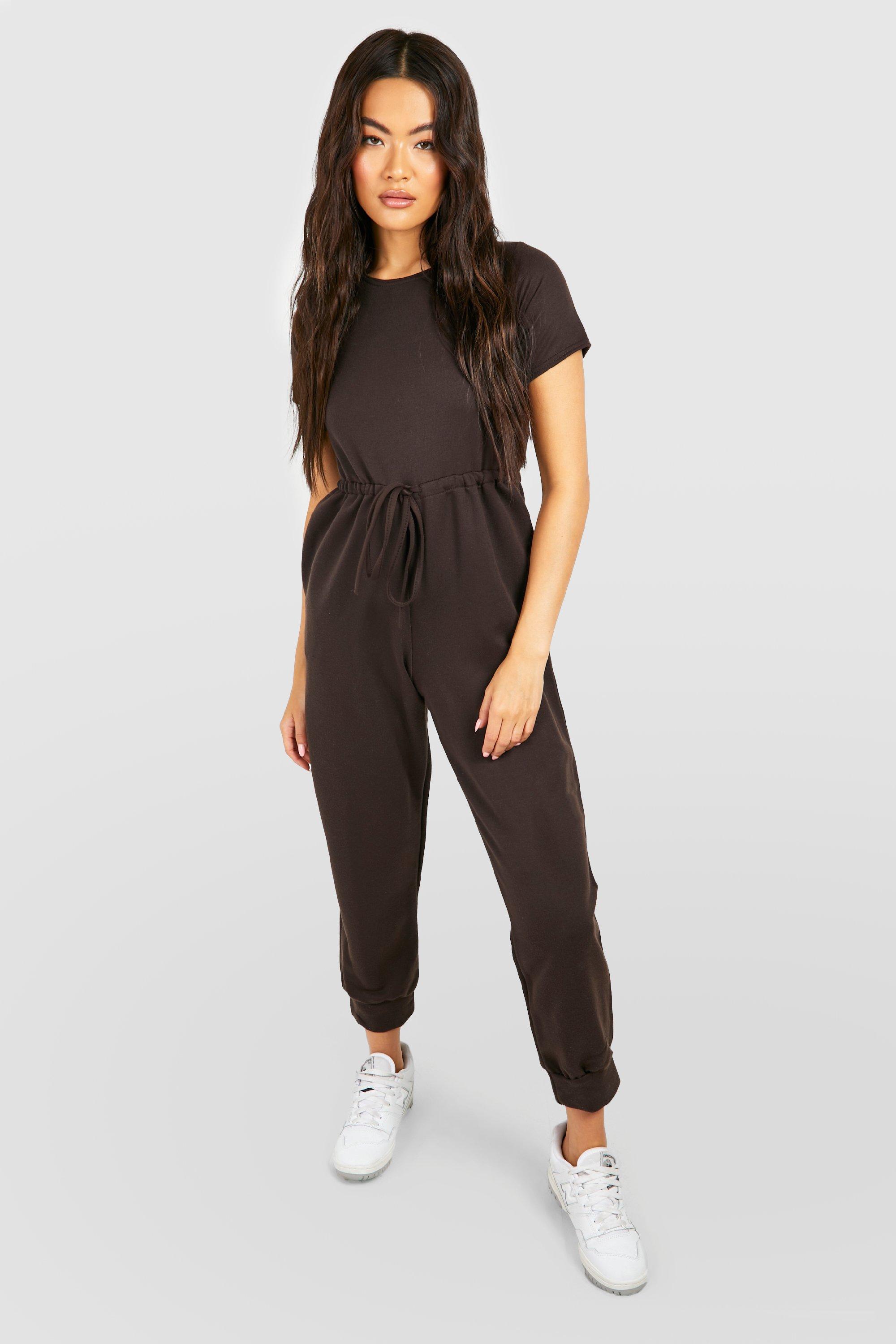 Ladies black store jumpsuit uk