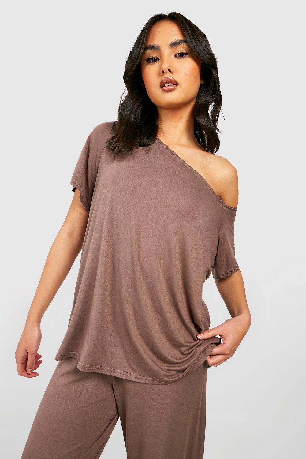 Off best sale shoulder pyjamas