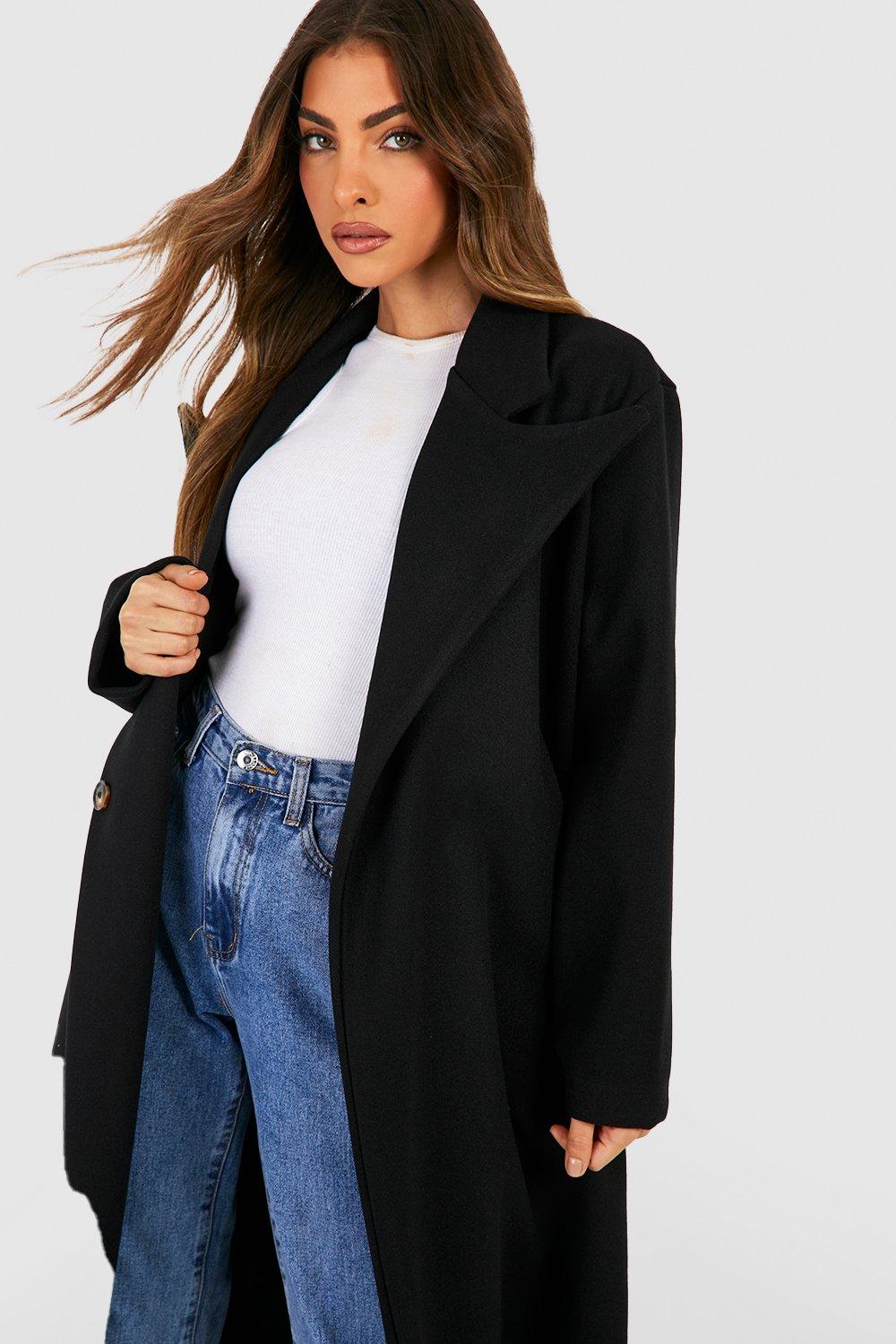 Boohoo on sale tailored coat