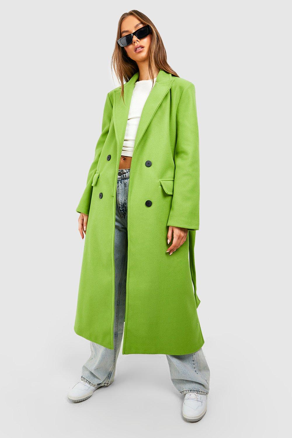 Neon hot sale coat zara