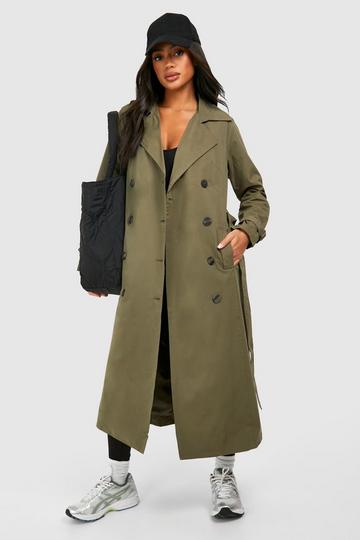 Trenchcoat Met Ceintuur stone