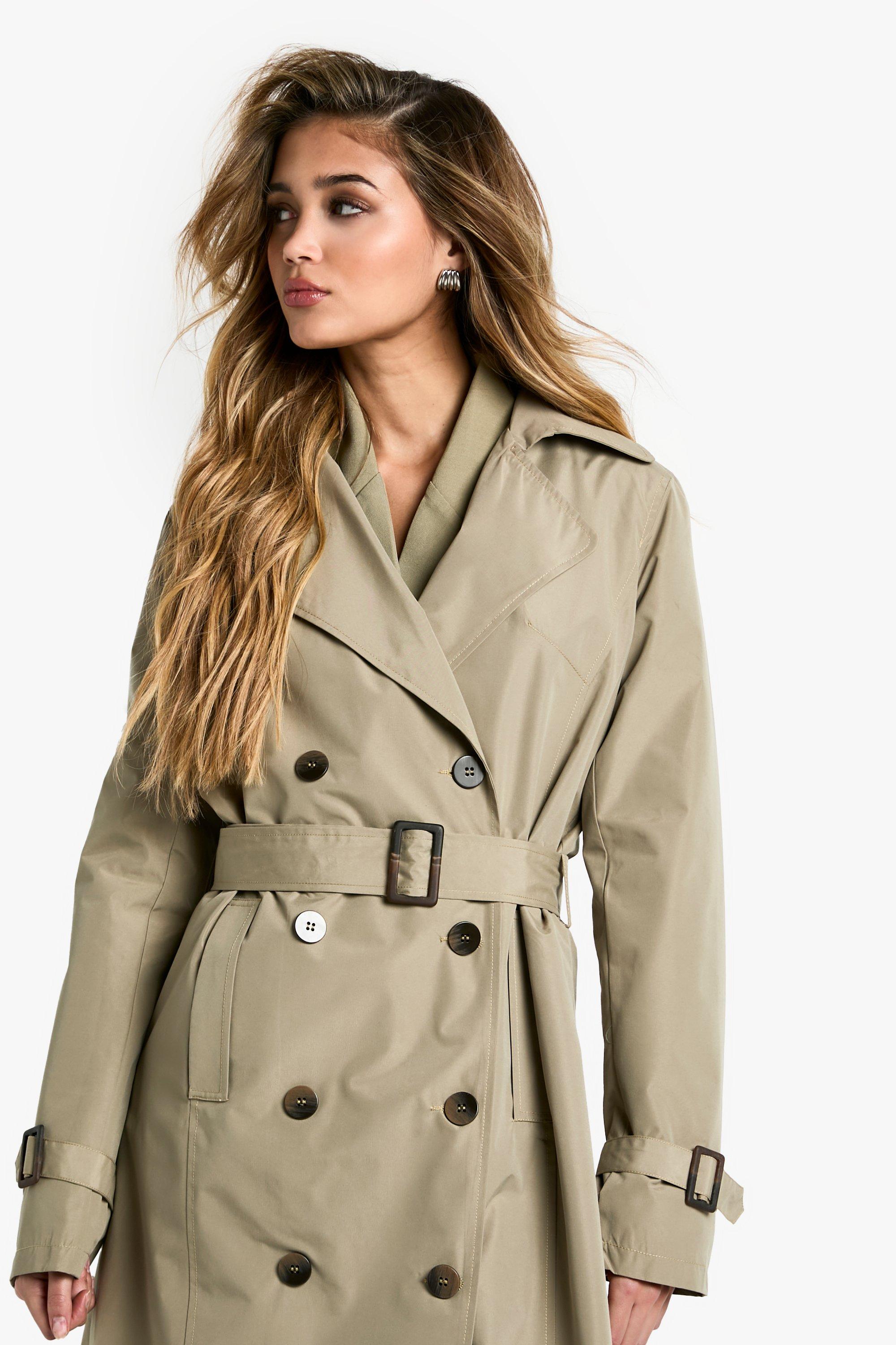 Women's Belted Trench Coat | Boohoo UK