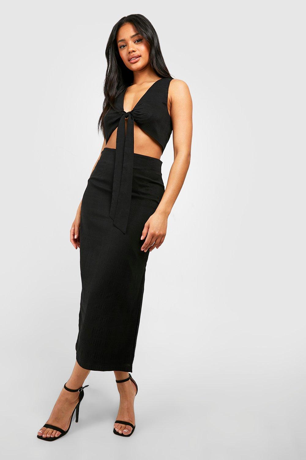 Black wrap best sale around bralette