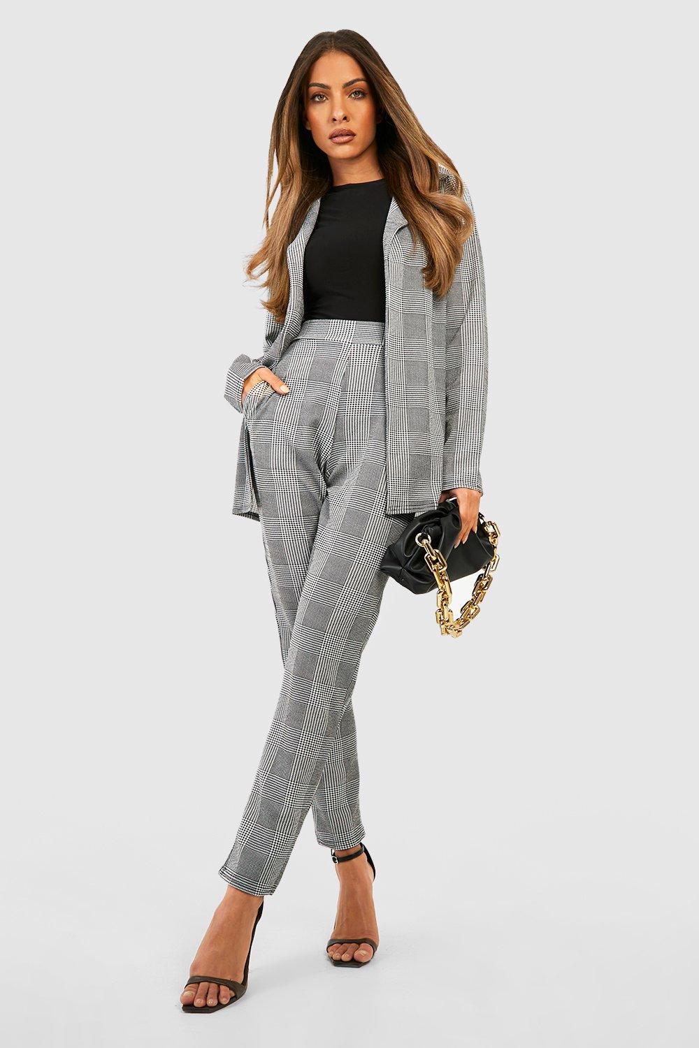 Boohoo deals dogtooth trousers