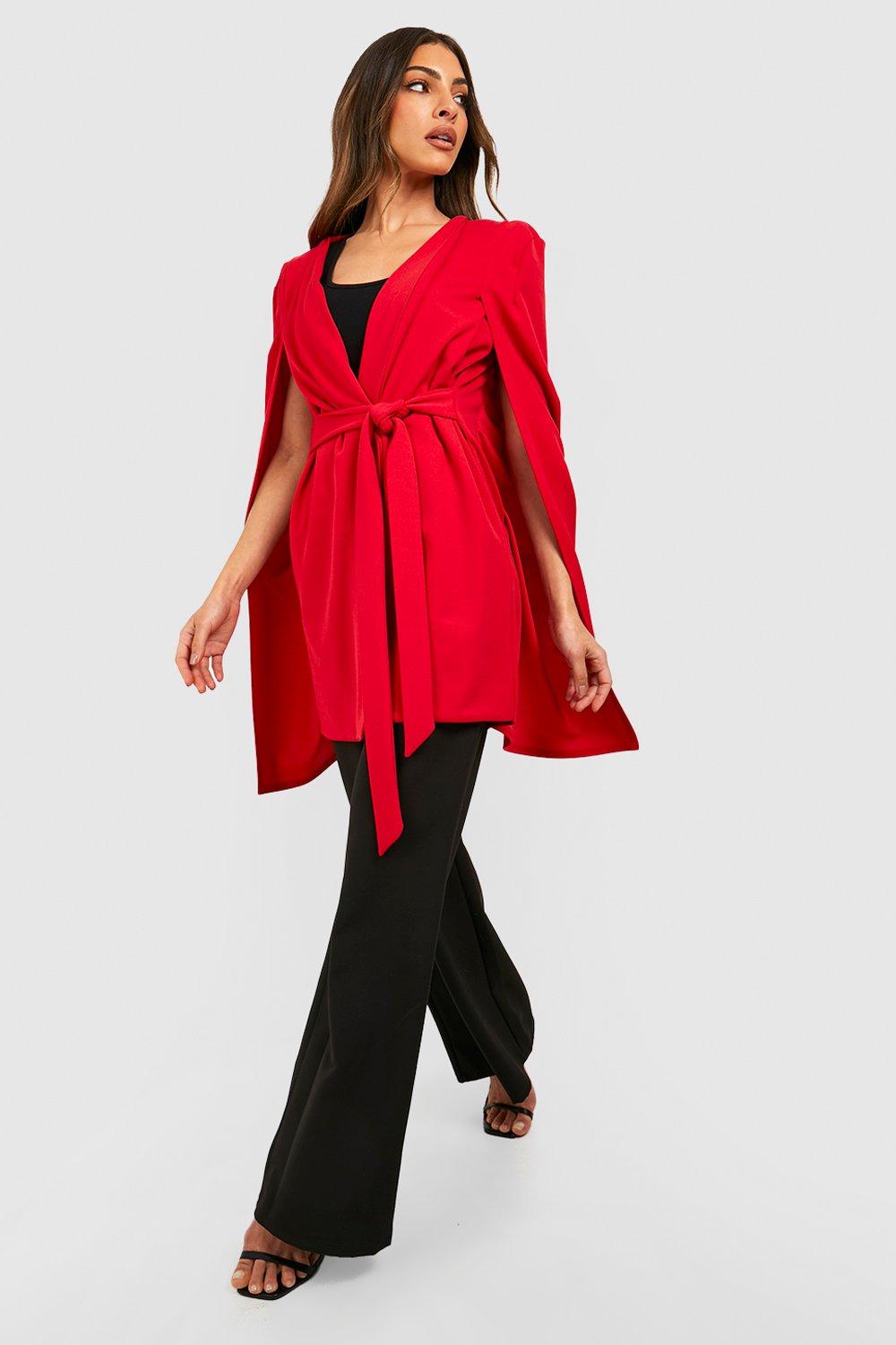 Boohoo sales cape jacket