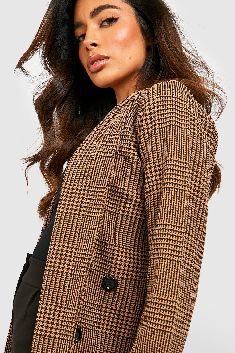 Dogtooth womens blazer sale