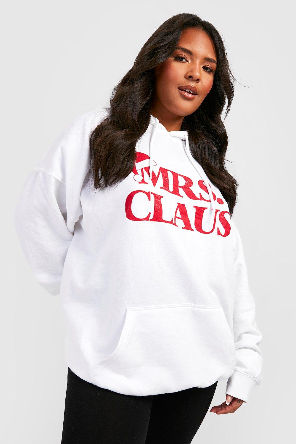 Plus size christmas on sale hoodie