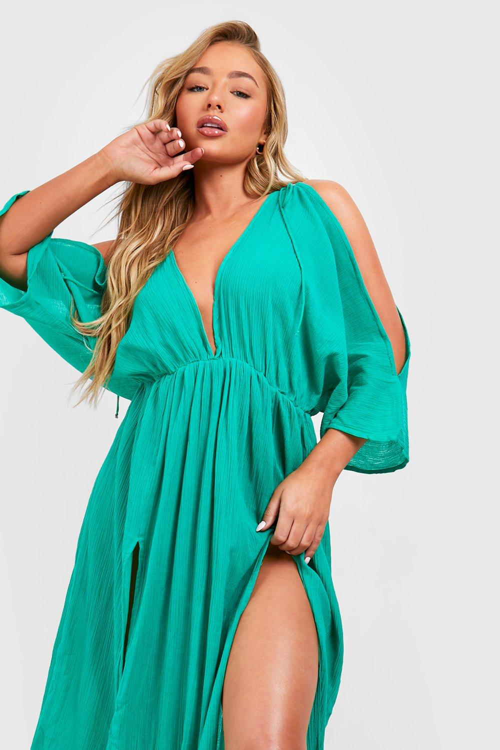 Cold shoulder 2024 beach dress