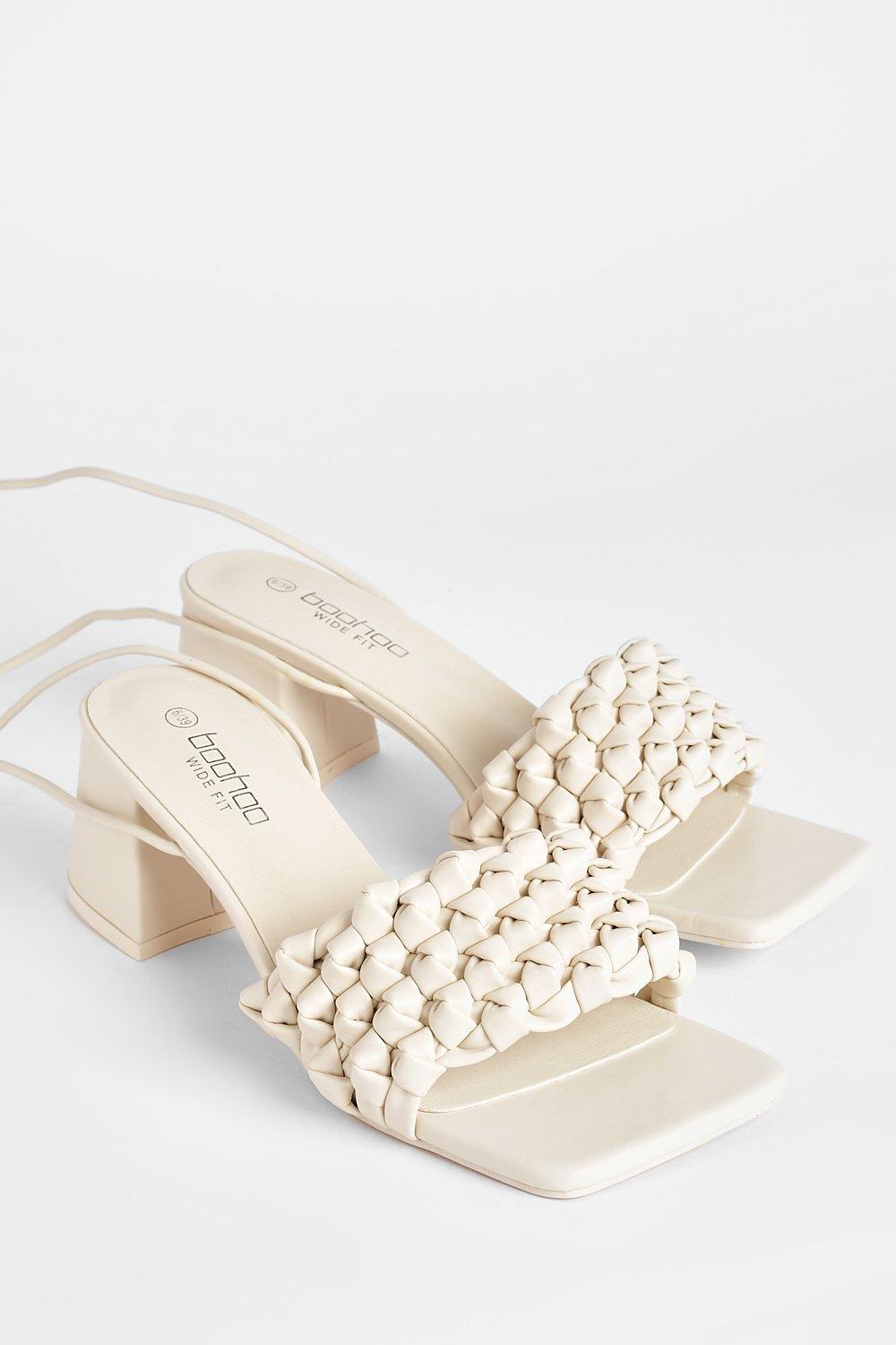 Cream sandals 2024 wide fit