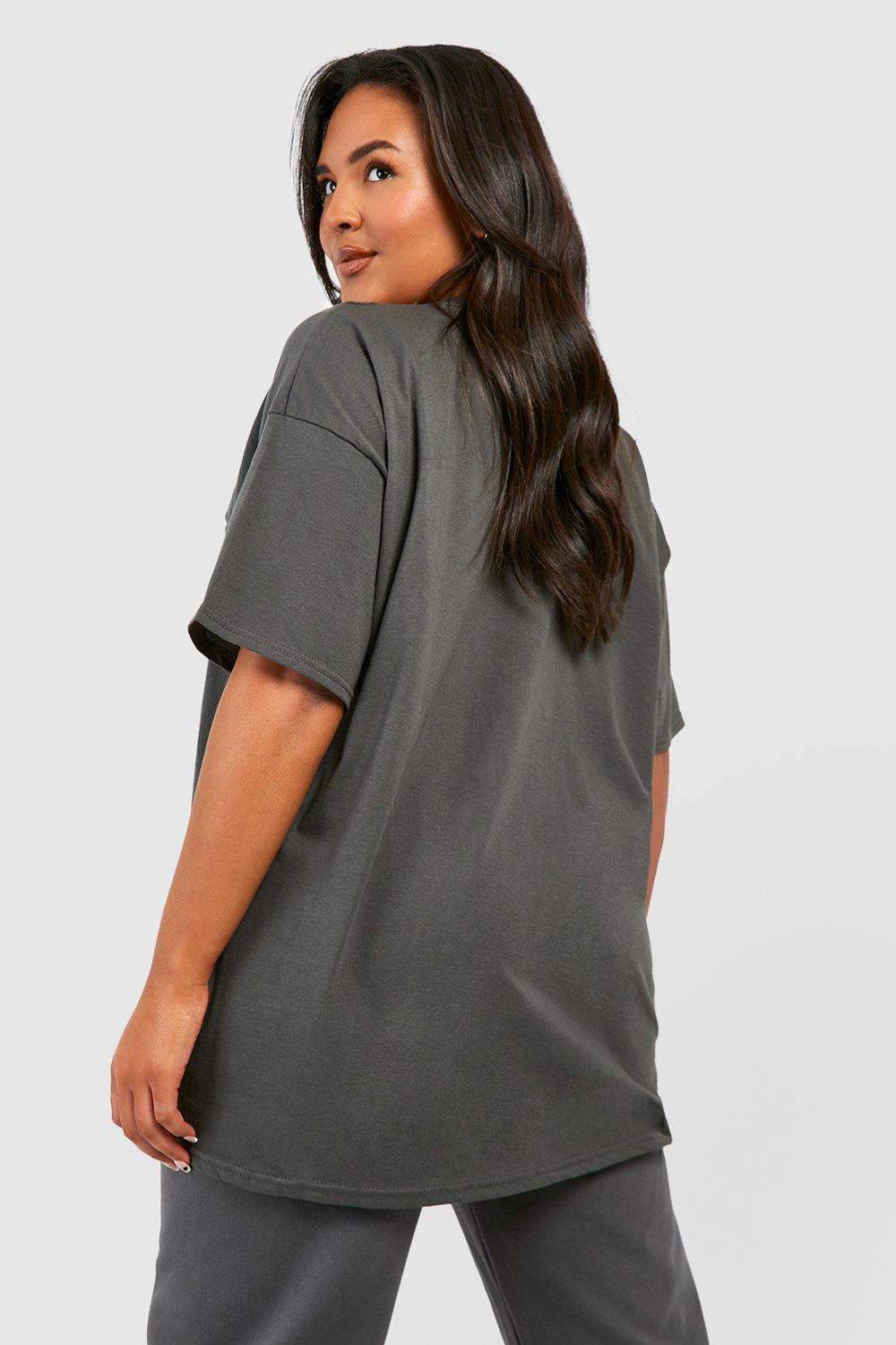 Boohoo plus size t shirts clearance