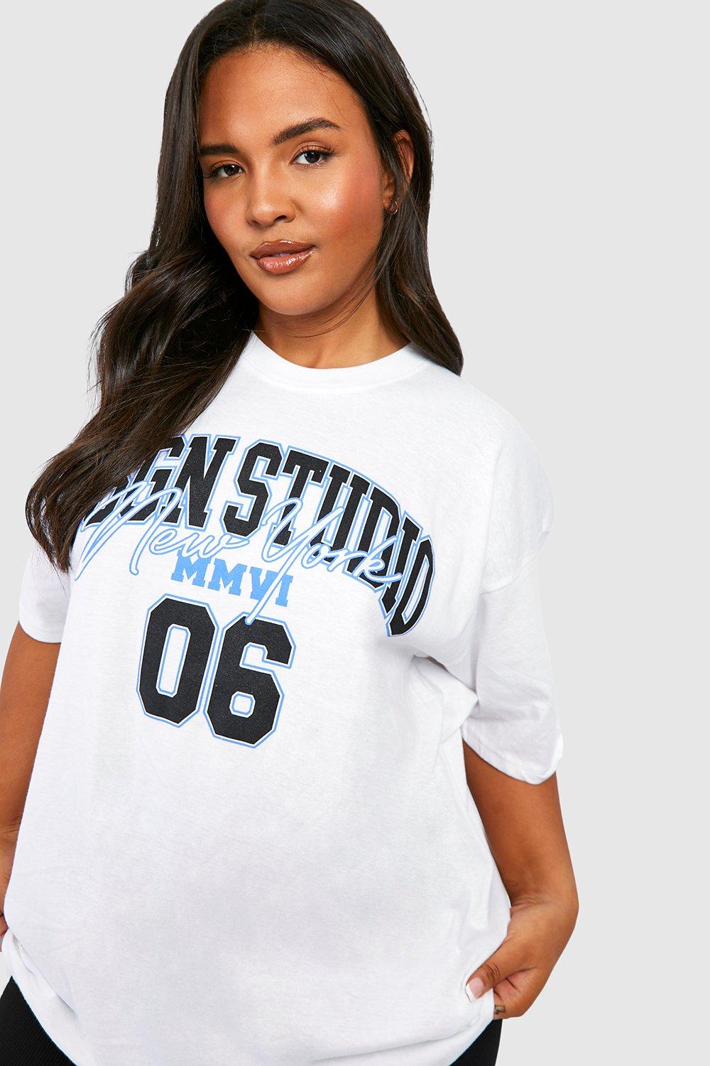 White Plus Dsgn Studio Varsity T-shirt