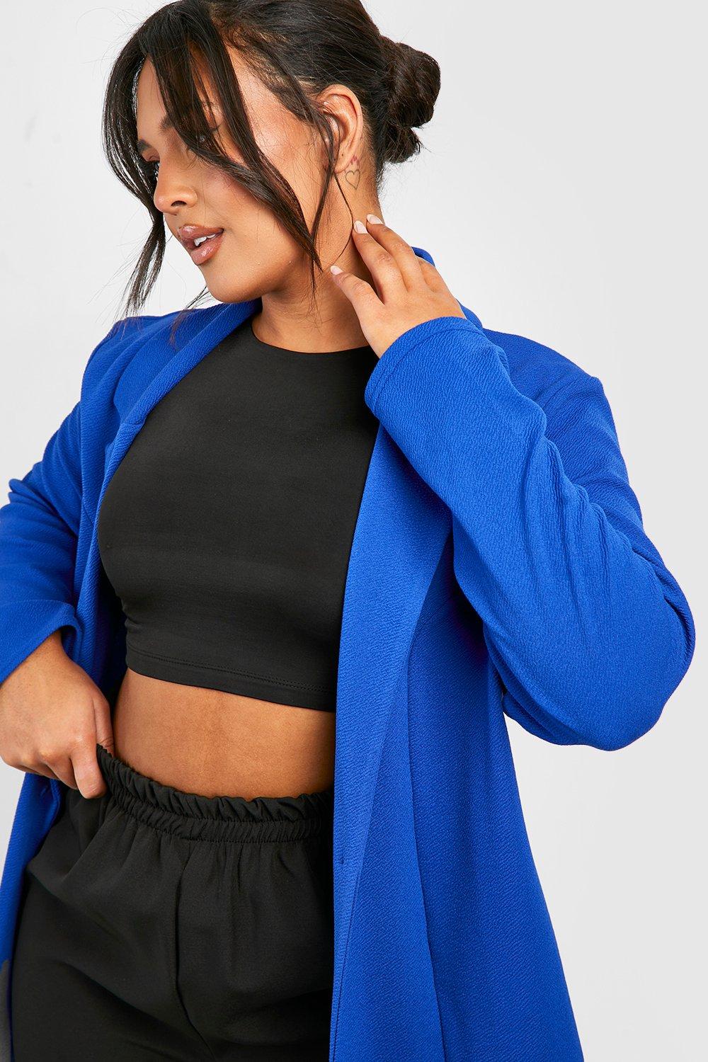 Boohoo hot sale blue blazer