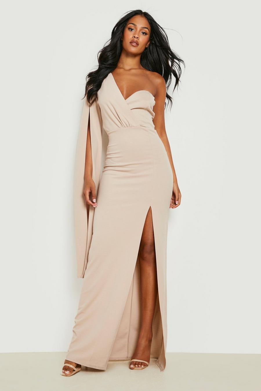 Stone Tall Cape Detail Maxi Dress image number 1