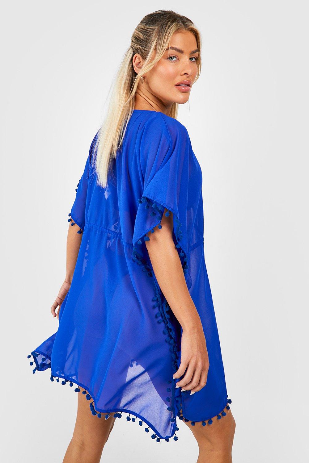 Cobalt blue beach cover up online